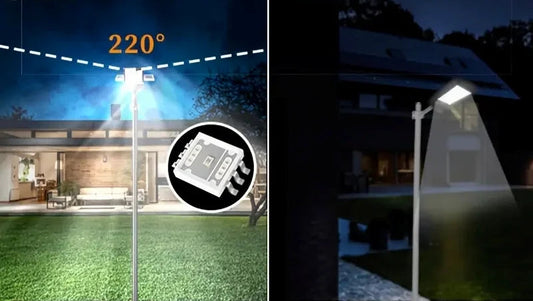 Iluminación de Máxima Potencia: Farola Solar de 8000W