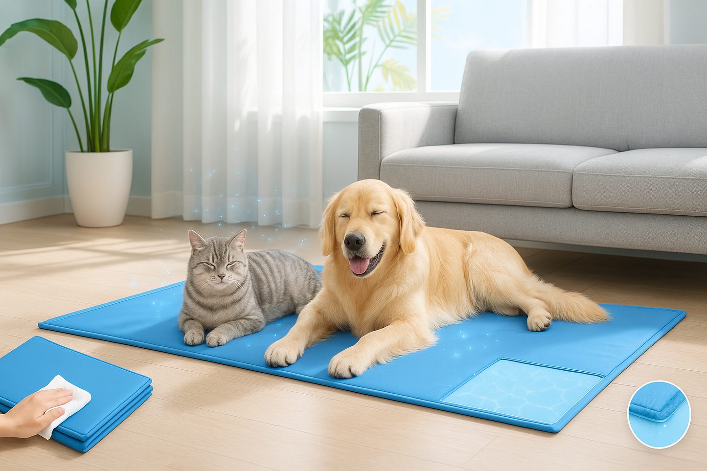 Alfombra Refrescante para Mascotas: Confort Autónomo para Tu Mejor Amigo