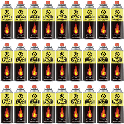 Cartucho de Gas Butano Modelo K-250 para cocina portátil