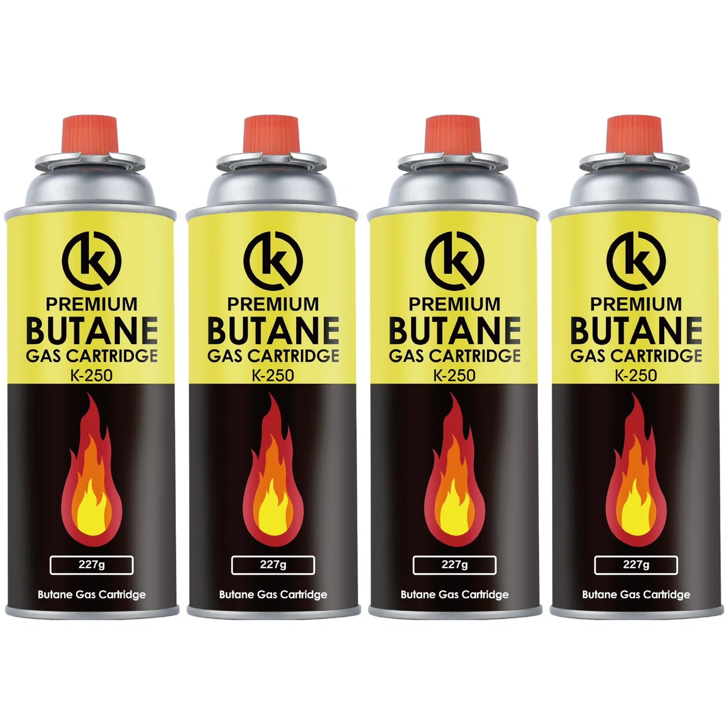 🍳 Cocina Gas Portátil Camping y Emergencias + 4 Cartuchos Butano Premium | Pack Ahorro 4+1