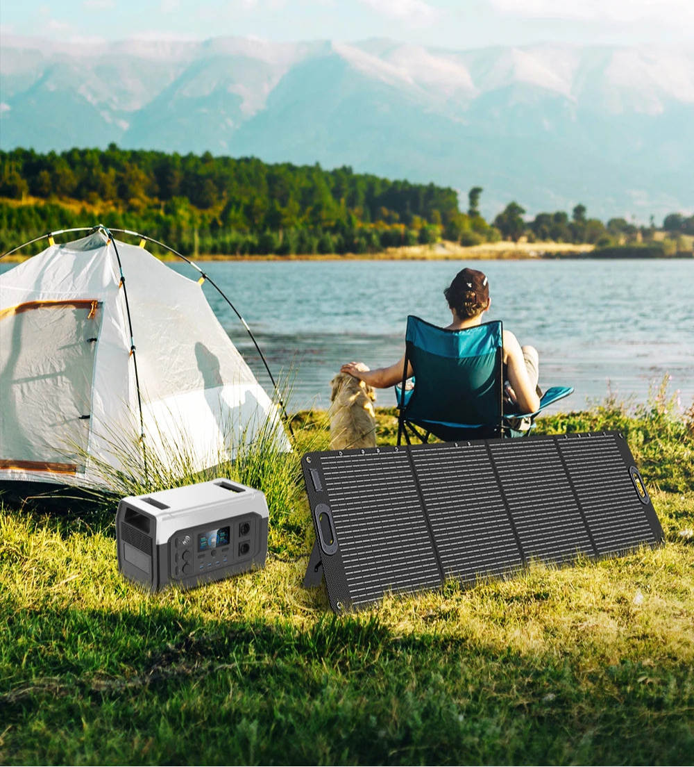 Potencia Absoluta: Central Eléctrica Portátil con Panel Solar de 400W - Independencia Energética