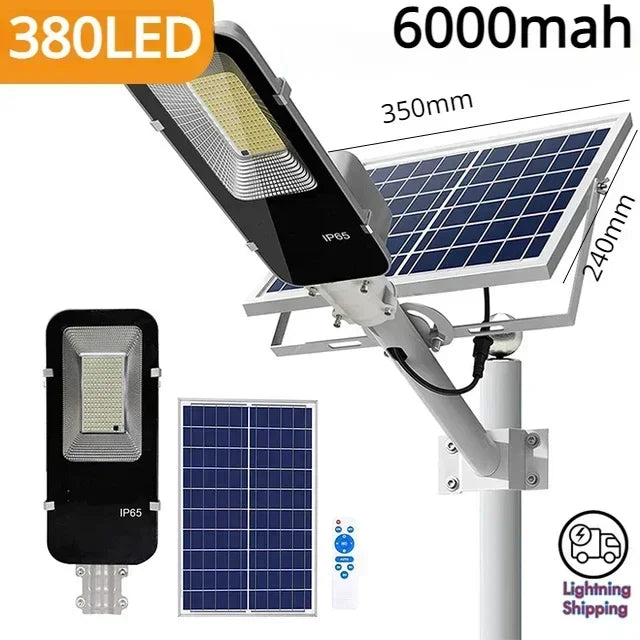 Luz Solar Potente para Exteriores de 200W (380LED)
