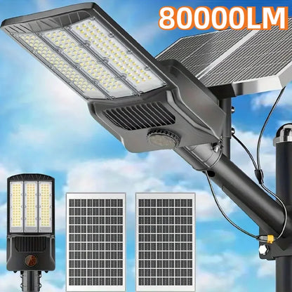 Iluminación de Máxima Potencia: Farola Solar de 8000W