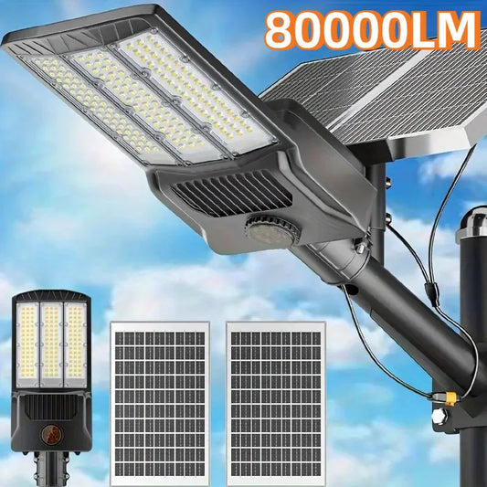 Iluminación de Máxima Potencia: Farola Solar de 8000W