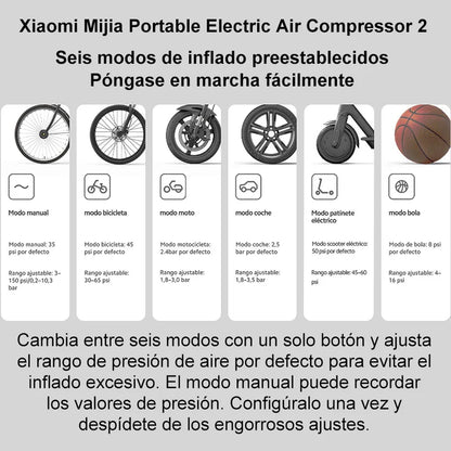 Compresor de Aire Portátil Xiaomi 2D