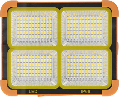 Foco LED Portátil con Carga Solar y USB