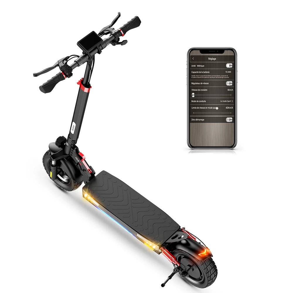 Movilidad Resiliente y Veloz: El Patinete Eléctrico Todoterreno de 800W