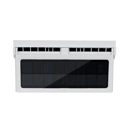Aire Fresco y Puro en Tu Vehículo, Sin Electricidad: Ventilador Solar Portátil de 3 Cabezales para Desodorización y Ventilación