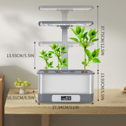Kit de Cultivo Hidropónico Inteligente (8 Vainas) - Tu Huerto Urbano con Control Remoto
