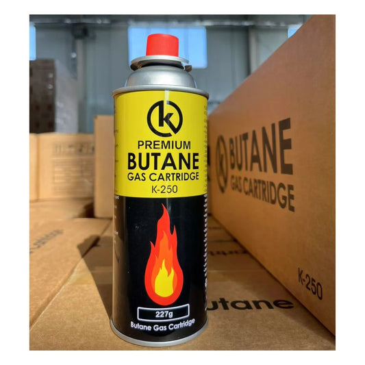 Cartucho de Gas Butano Modelo K-250 para cocina portátil