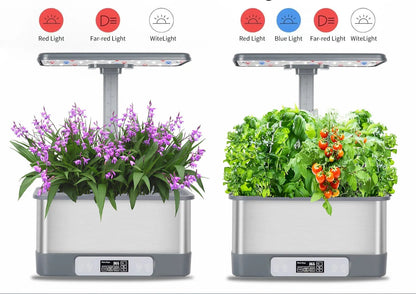 Kit de Cultivo Hidropónico Inteligente (8 Vainas) - Tu Huerto Urbano con Control Remoto