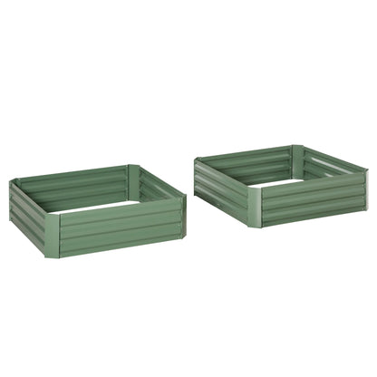 Set de 2 Arriates de Acero: Tu Huerto Urbano
